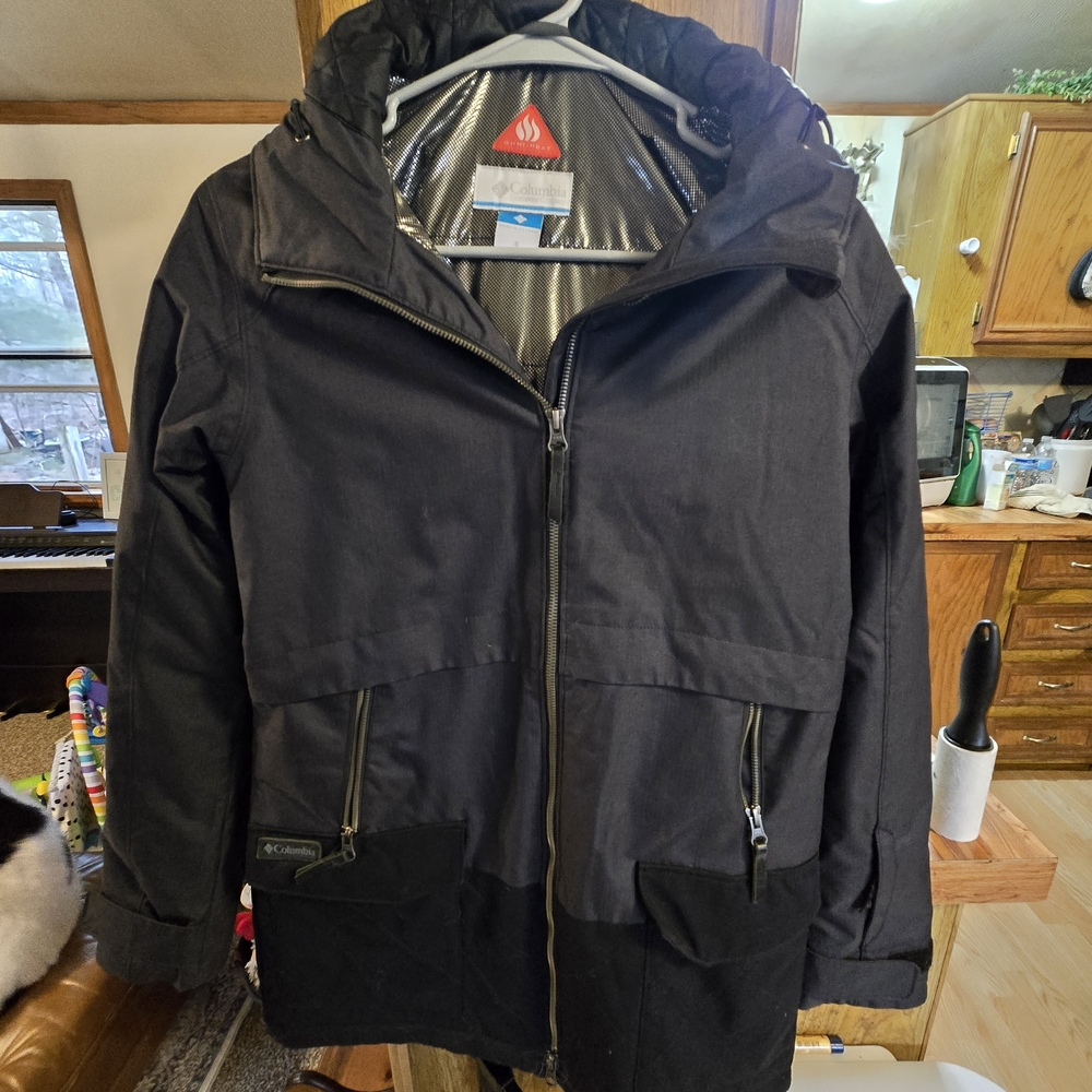Columbia Womens Black Winter Jacket with Hood